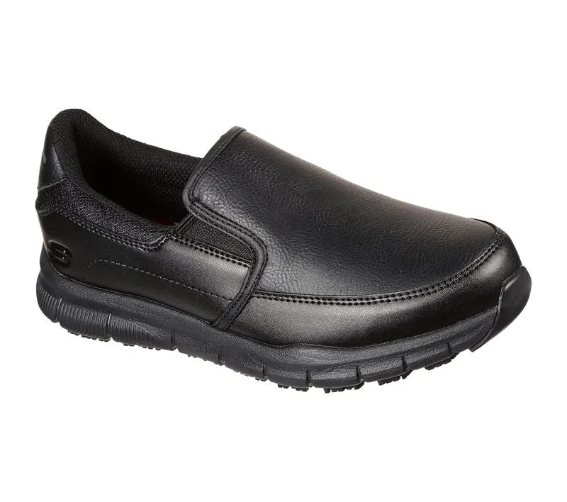 SKECHERS WOMEN'S Work Relaxed Fit: Nampa - Annod SR #77236 Wide BLK
