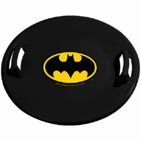 Slippery Racer SR710BTM 26" Heavy Duty Plastic Batman Snow Sled Saucer - Quantity of 5