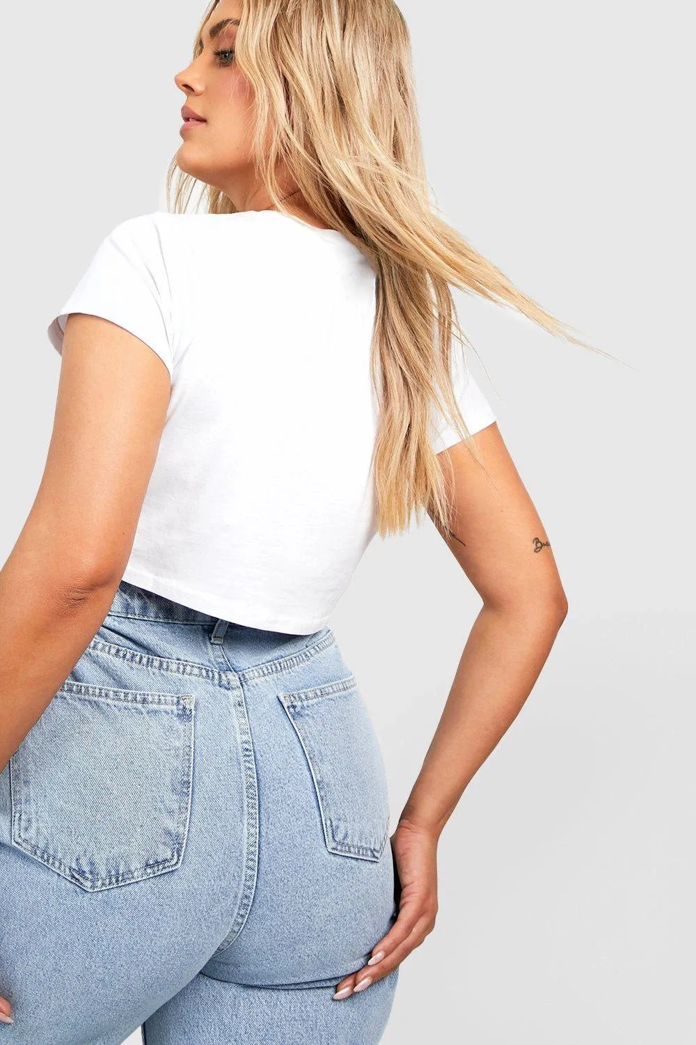 Wide Leg High-Rise Heavy Black Jeans
